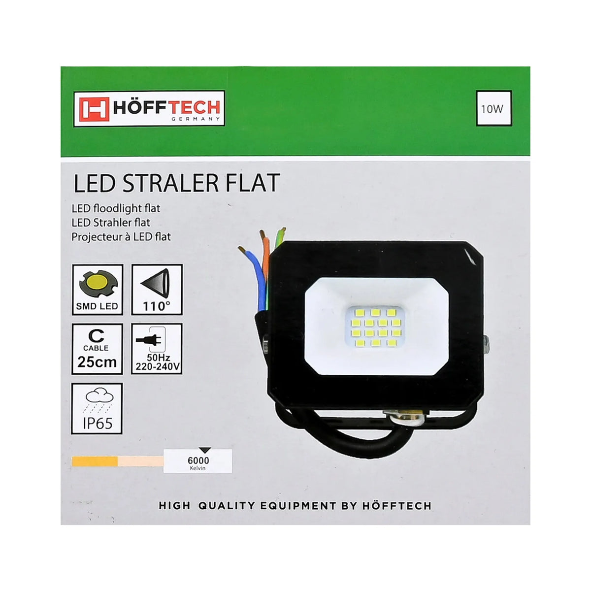 Höfftech LED straler flat 10W SMD