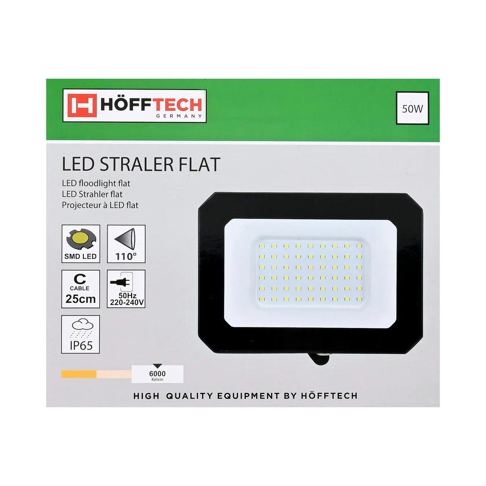 Höfftech LED straler flat 50W SMD