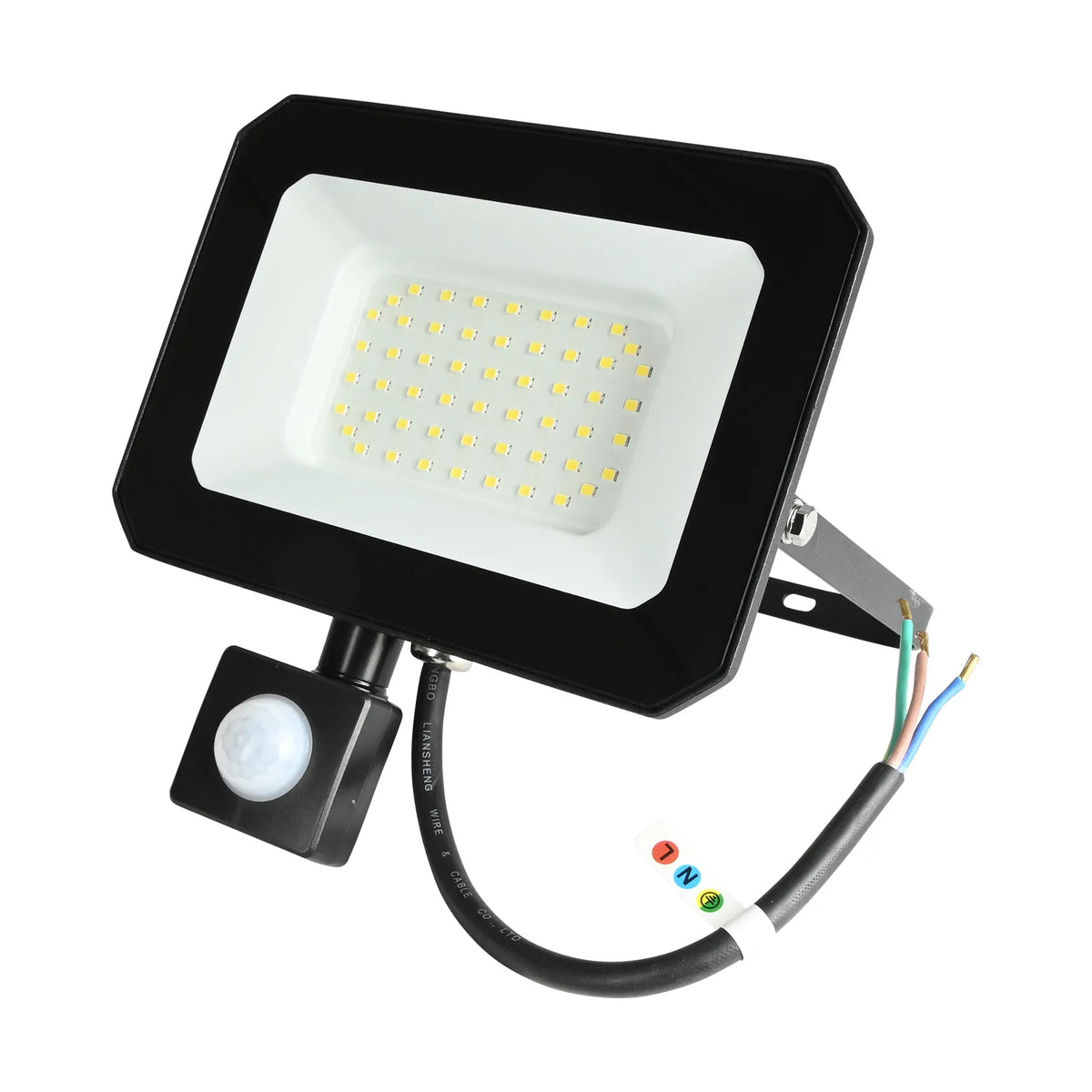 Höfftech LED straler flat 50W SMD + sensor