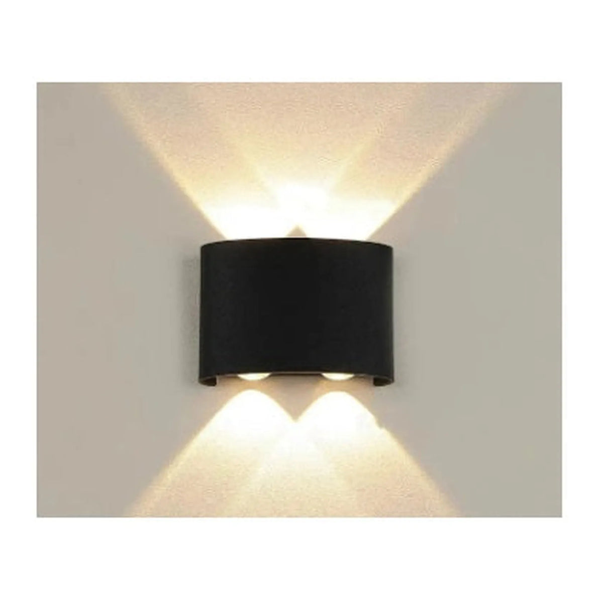 Höfftech LED Wandlamp half rond up&down light 2 lampen IP65