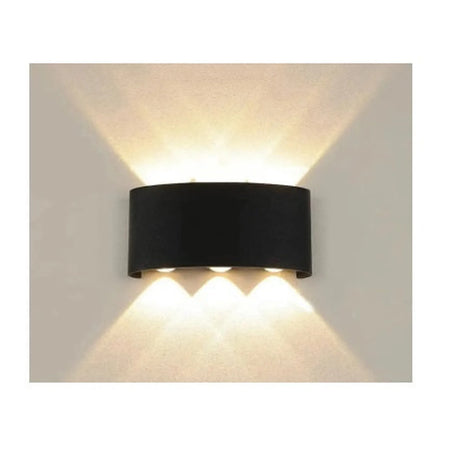 Höfftech LED Wandlamp half rond up&down light 3 lampen IP65