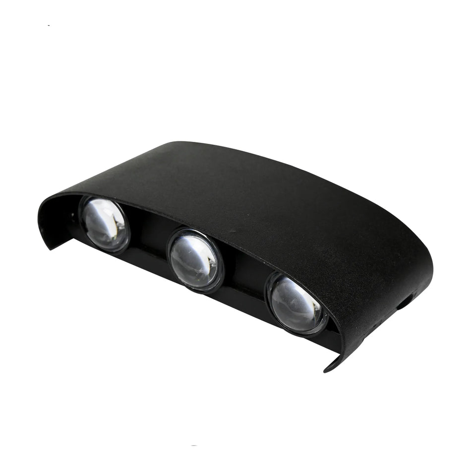Höfftech LED Wandlamp half rond up&down light 3 lampen IP65
