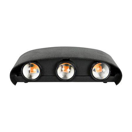 Höfftech LED Wandlamp half rond up&down light 3 lampen IP65