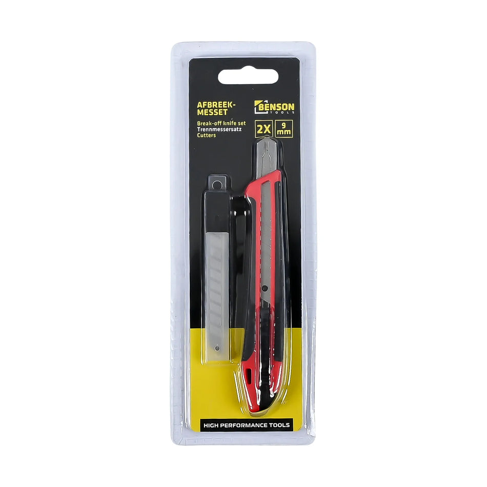 Benson Tools Afbreekmesset 9mm 2 dlg
