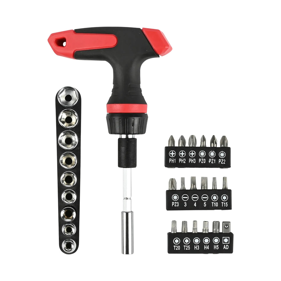Benson Tools Ratel T-greep bits doppen 29 dlg