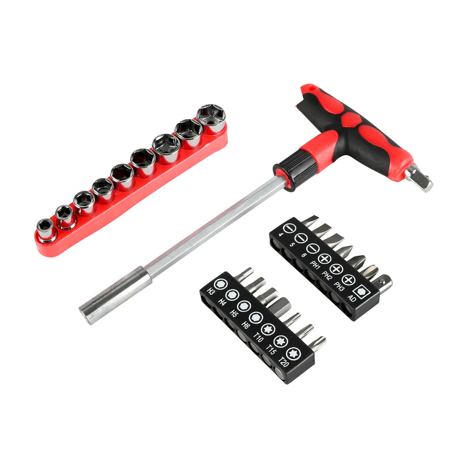 Benson Tools T-greep bits doppen 22 dlg