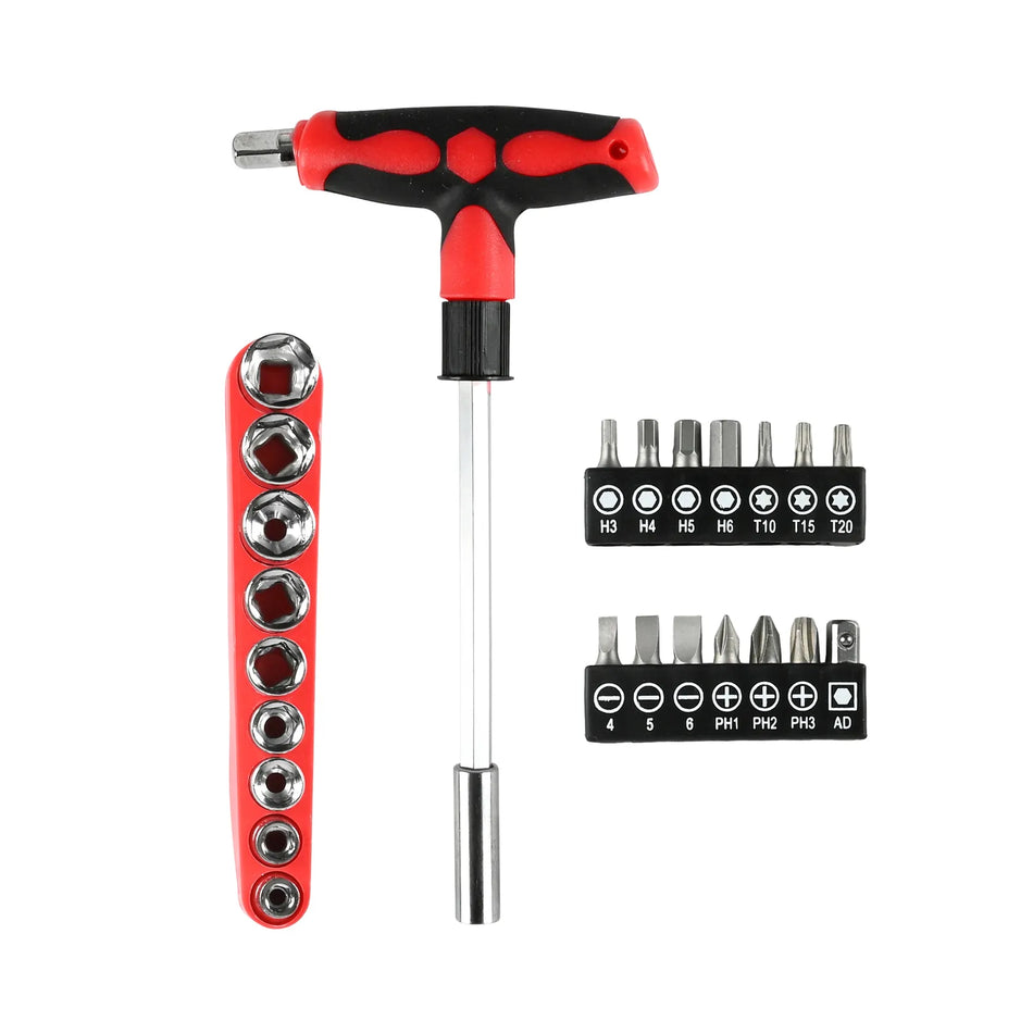 Benson Tools T-greep bits doppen 22 dlg
