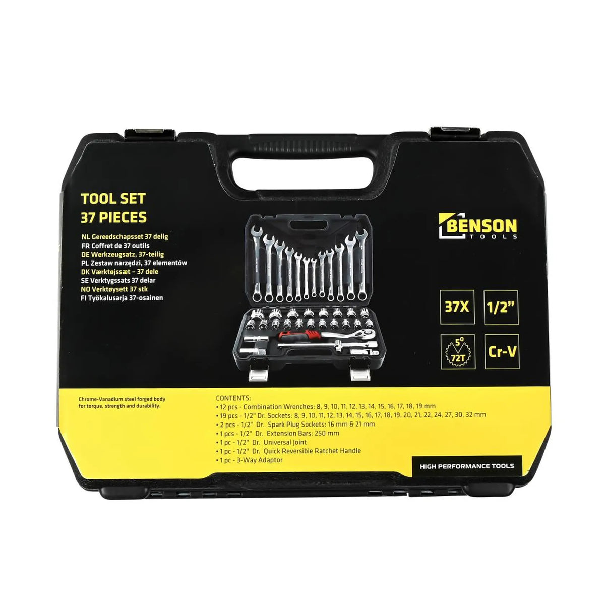 Benson Tools Gereedschapset 37 dlg