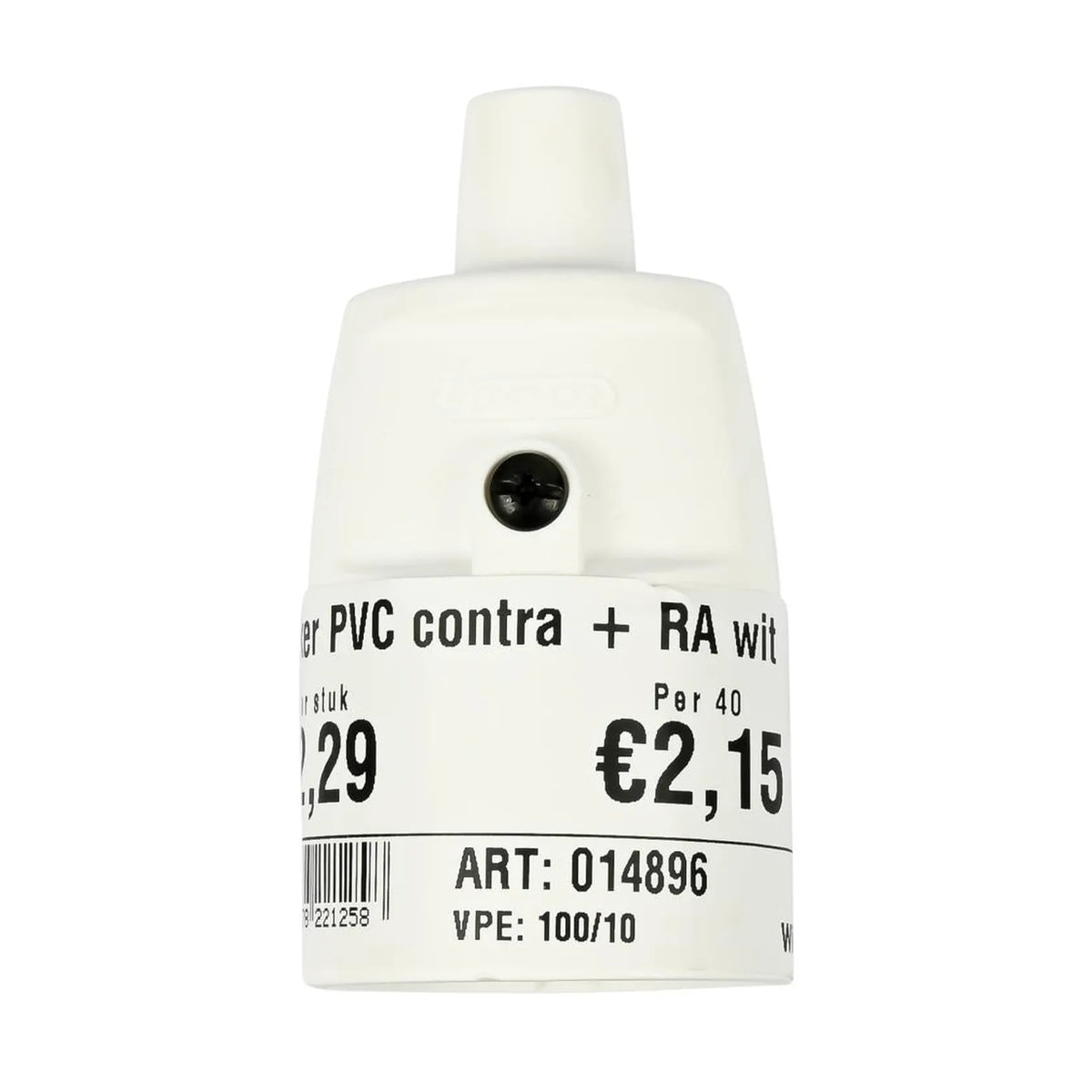 Benson Electric Stekker PVC contra + RA wit