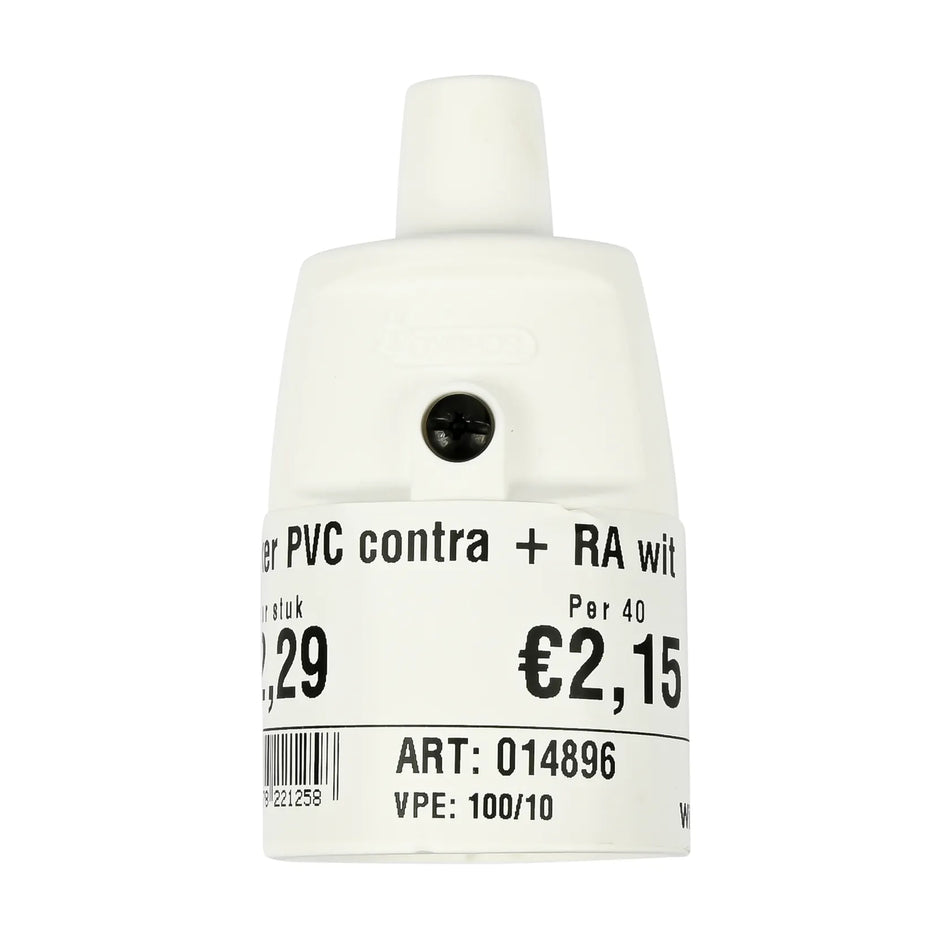 Benson Electric Stekker PVC contra + RA wit