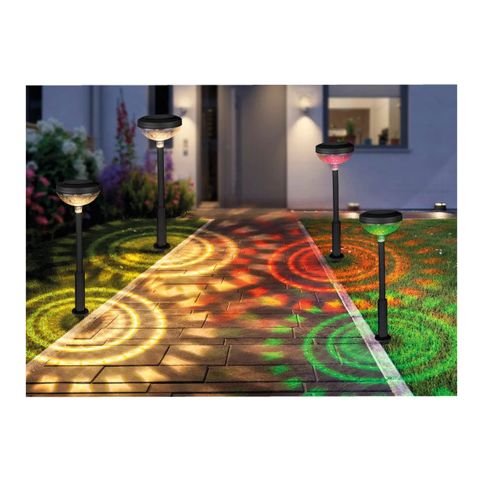 Benson Garden Tuinlamp solar fakkel RGB 47 cm display