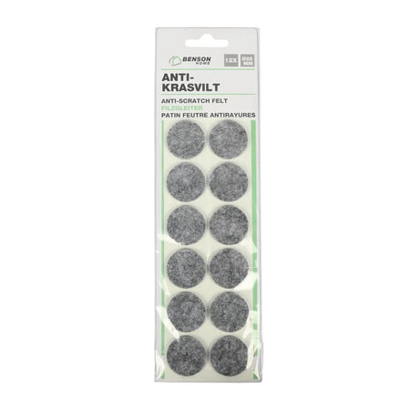 Benson Antikrasvilt ø28 mm 12 dlg grijs