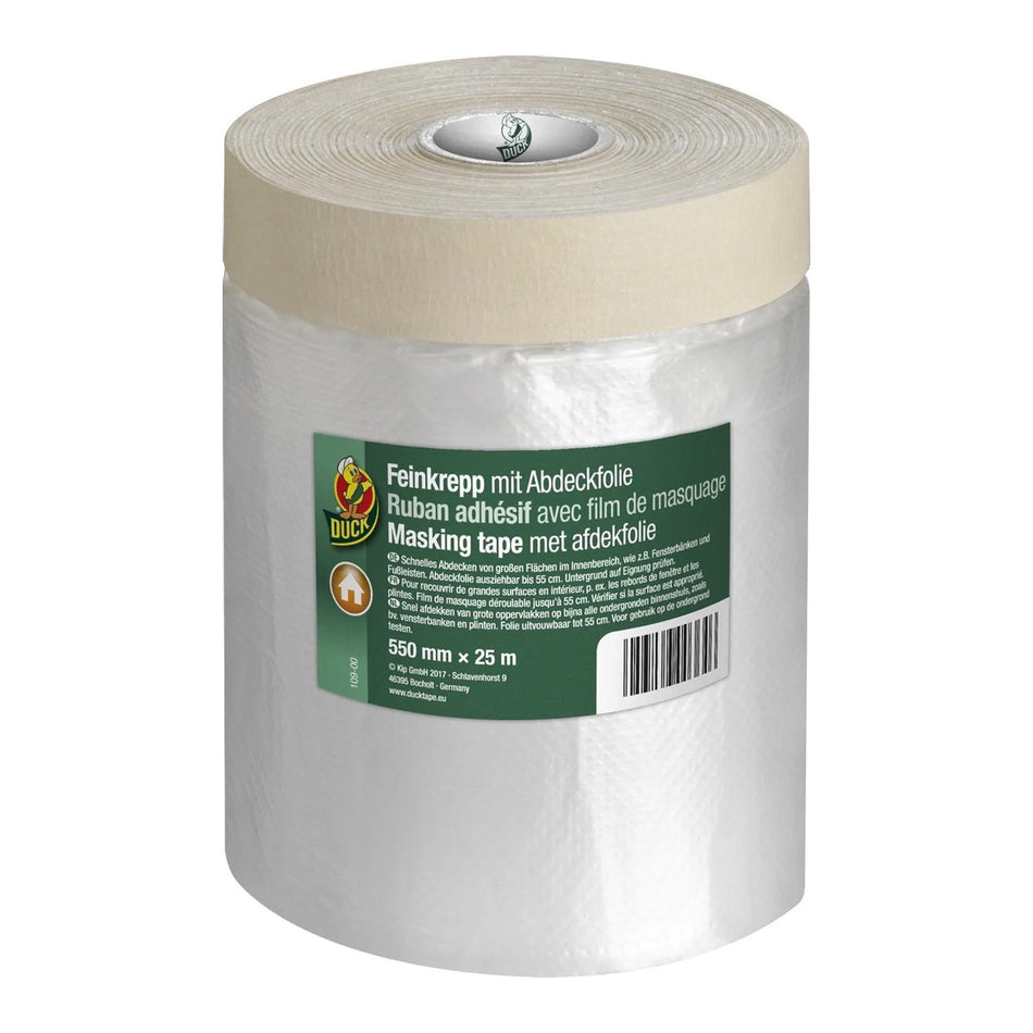 Duck Schilderstape met afdekfolie 550 mm x 25 m