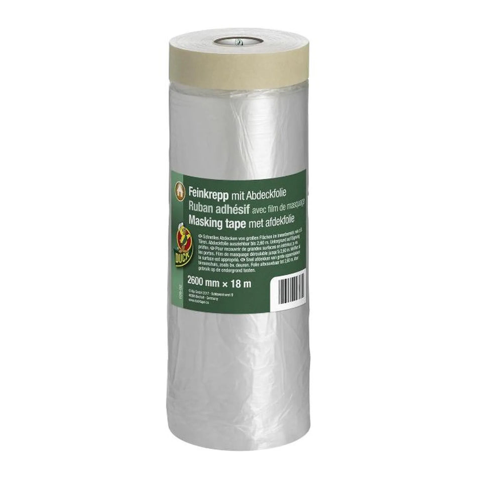 Duck Schilderstape met afdekfolie 2600 mm x 18 m