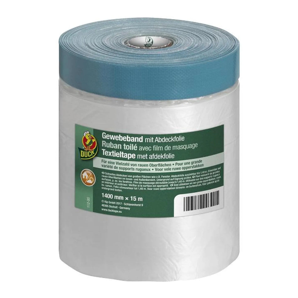 Duck Reparatietape met afdekfolie 1400 mm x 15 m