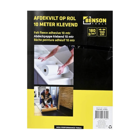 Benson Tools Afdekvilt plakkend 1 x 10 mtr in display karton