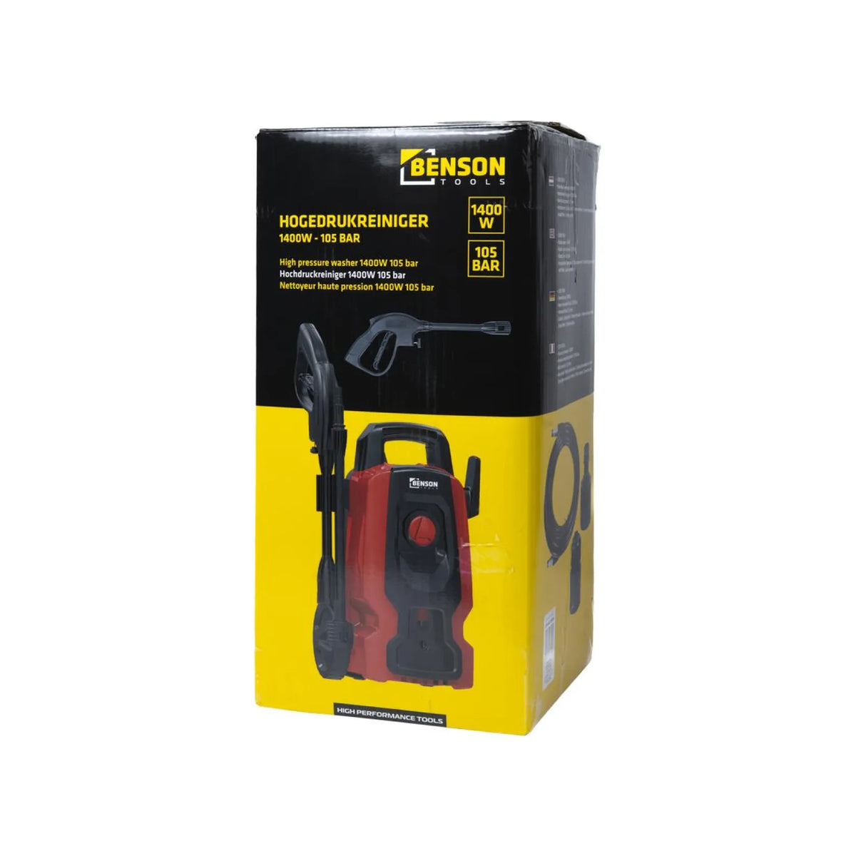 Benson Tools Hogedrukreiniger 1400W 105 bar