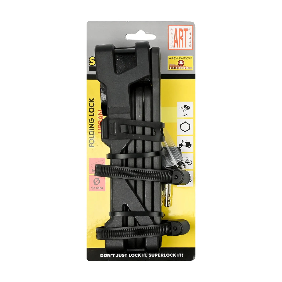 Stahlex Vouwslot Urban ART** 90 cm met houder