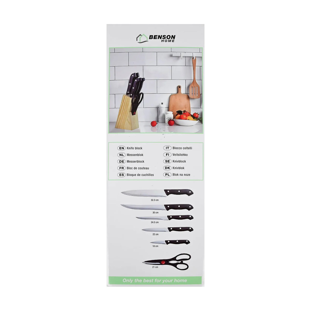 Benson Messenblok 7 dlg