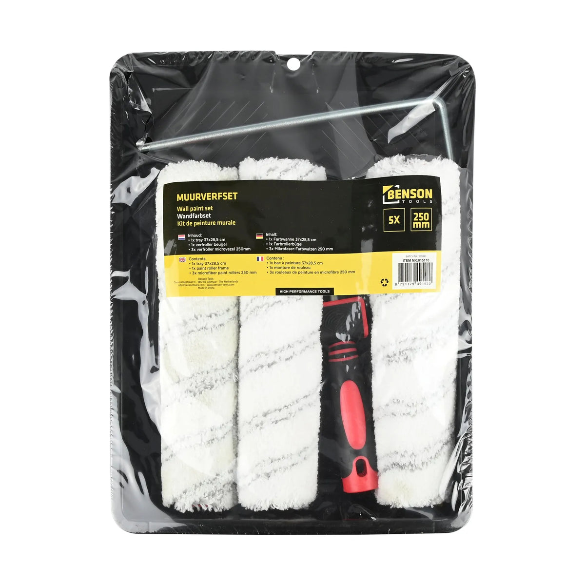 Benson Tools Muurverfset 250mm 5 dlg