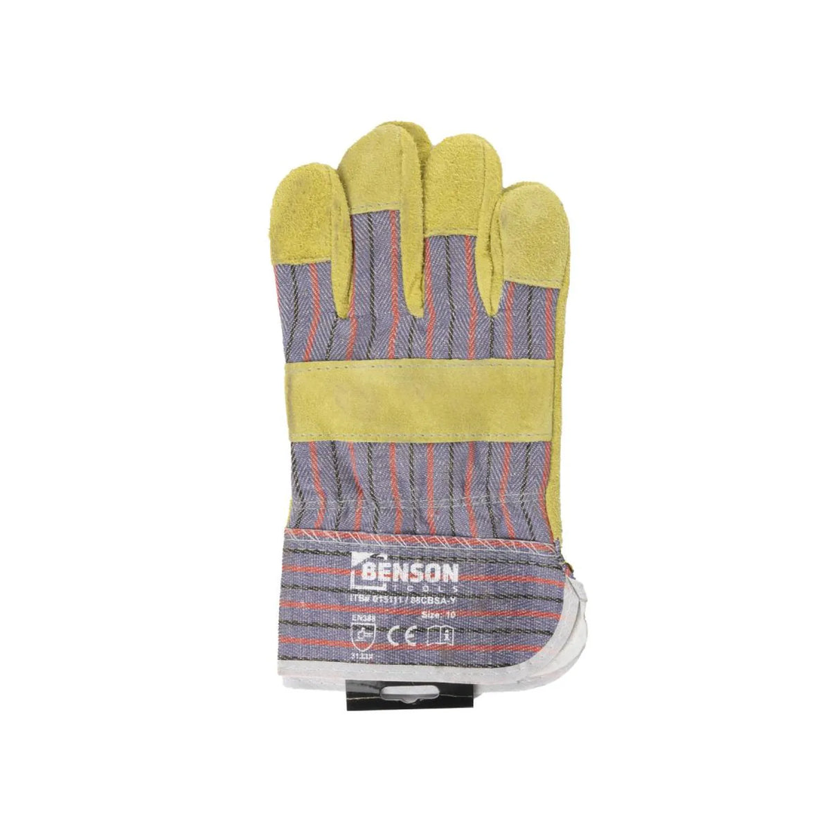Benson Tools Werkhandschoenen rundsplitleder 3133X
