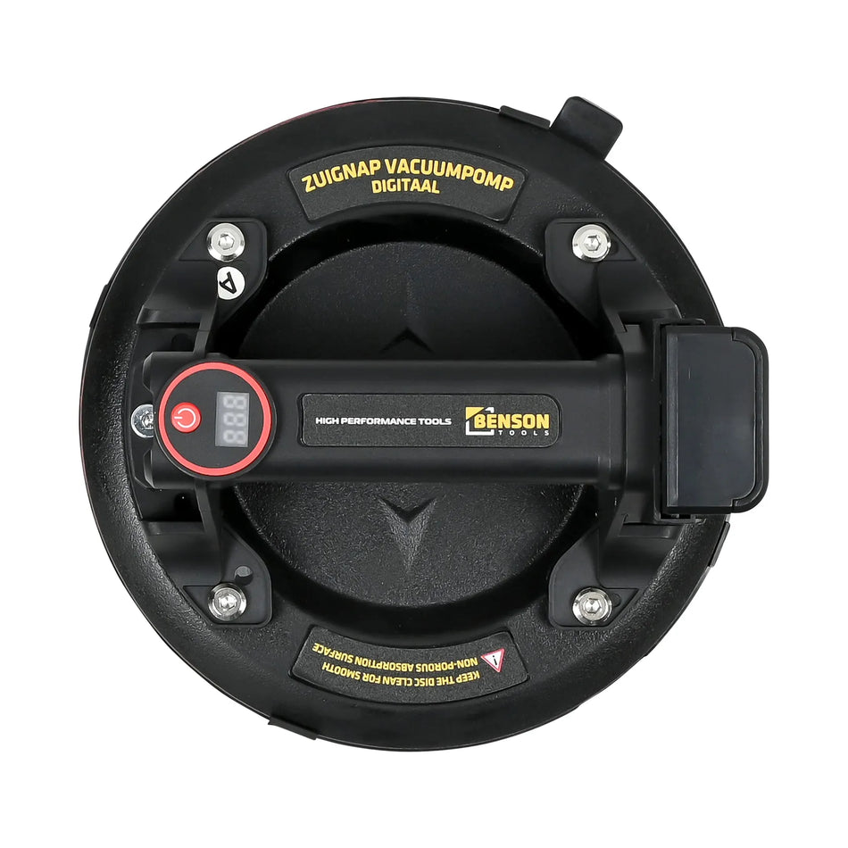 Benson Tools Zuignap vacuümpomp digitaal