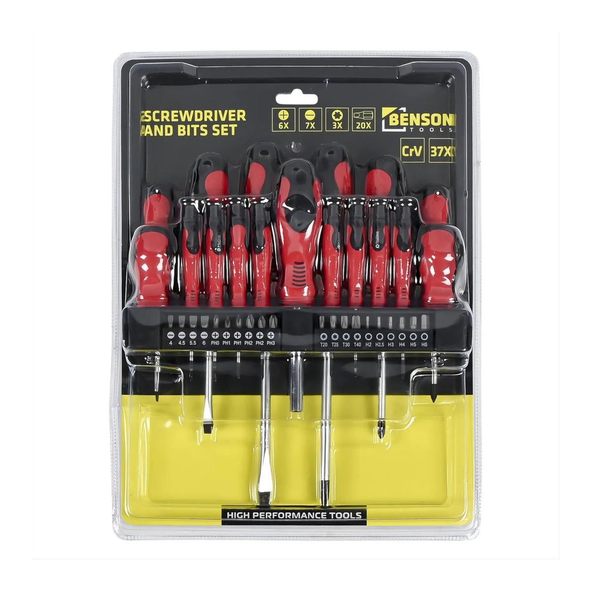 Benson Tools Schroevendraaier set 37 dlg