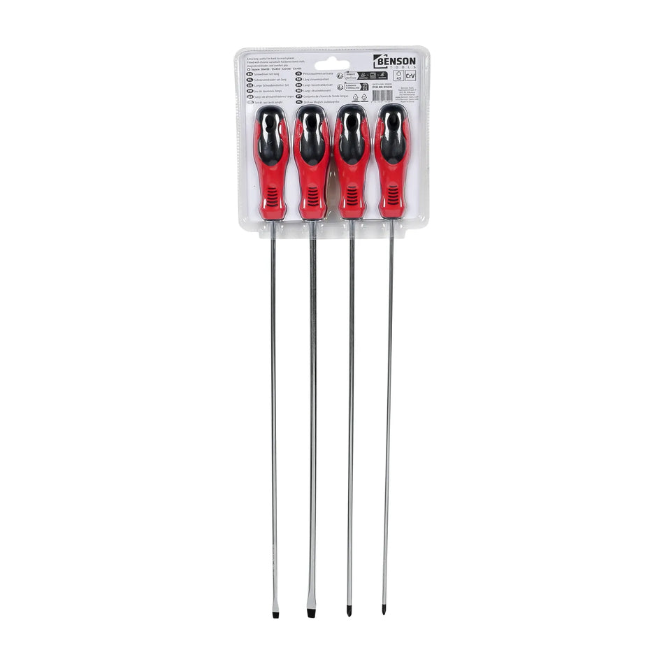 Benson Tools Schroevendraaier set 4 dlg lang