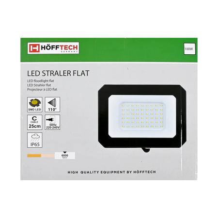 Höfftech LED Straler flat 100W SMD