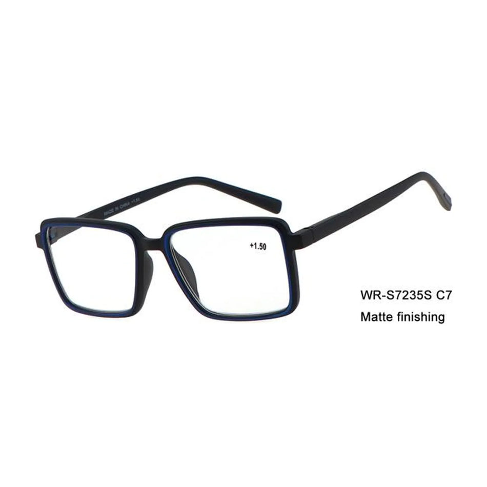 Benson Optics Leesbril Bilbao zwart/blauw display
