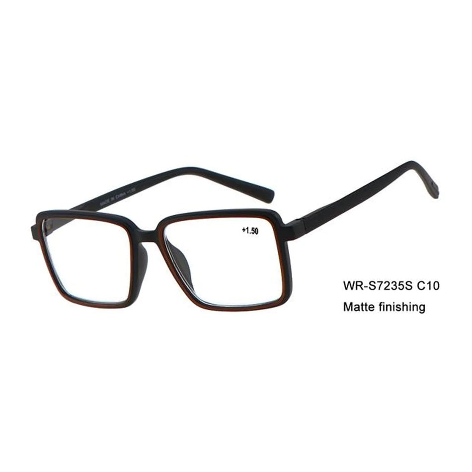 Benson Optics Leesbril Bilbao zwart/bruin display
