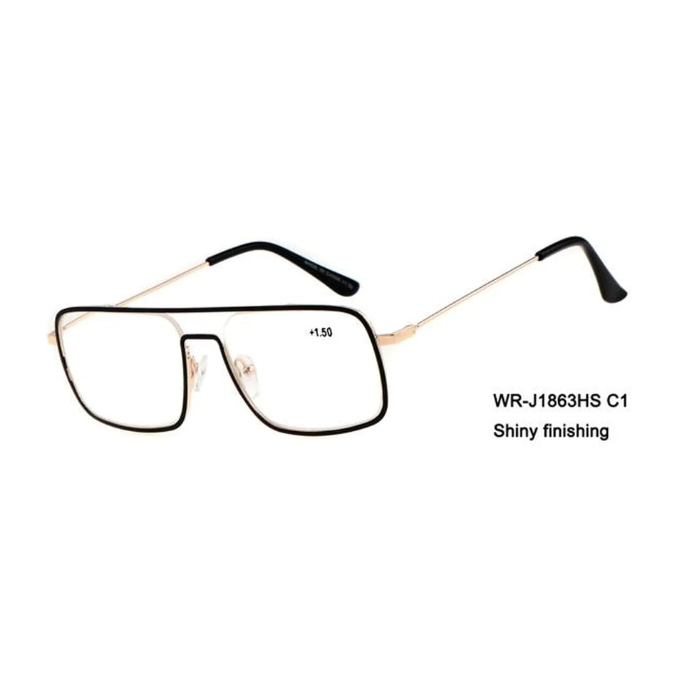 Benson Optics Leesbril Sevilla goud/zwart display