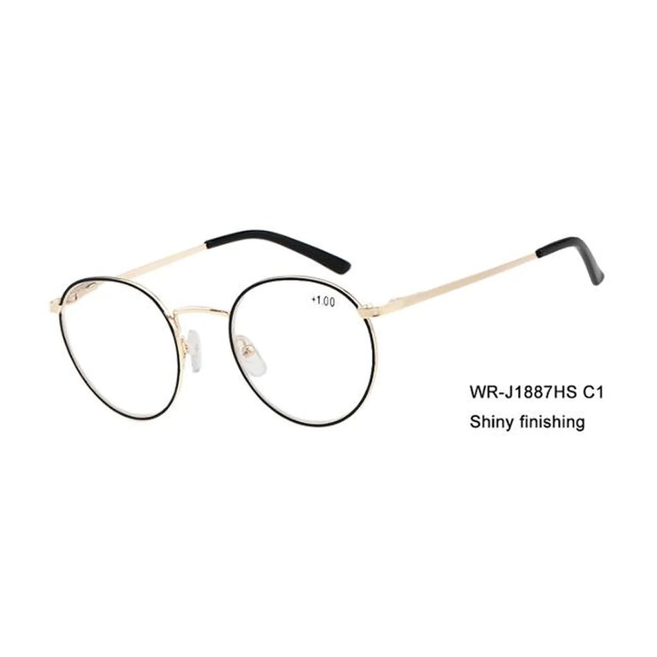 Benson Optics Leesbril Madrid goud/zwart display