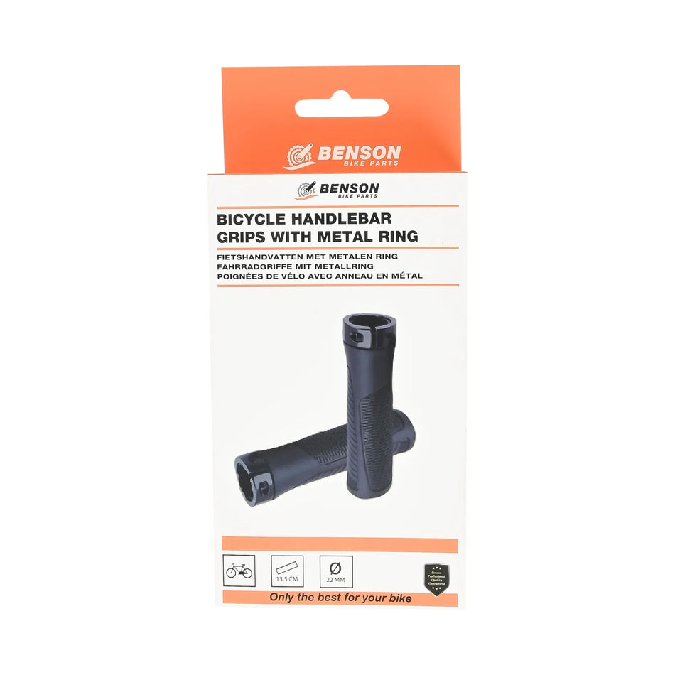 Benson Bike Parts Fietshandvatten met metalen ring 22 x 135 mm