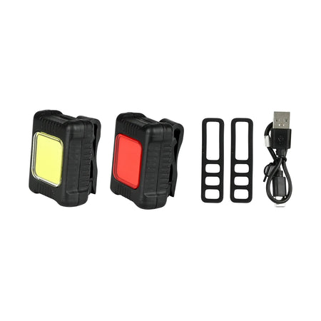Benson Bike Parts Fietslampen set oplaadbaar
