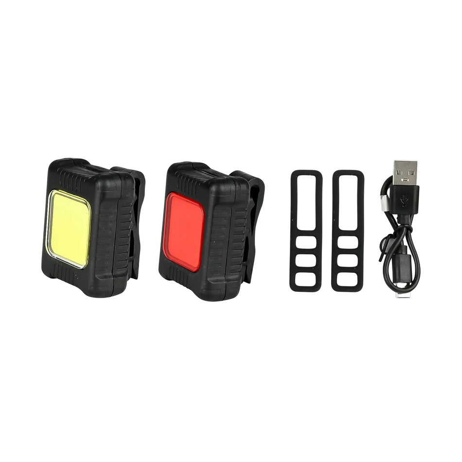 Benson Bike Parts Fietslampen set oplaadbaar