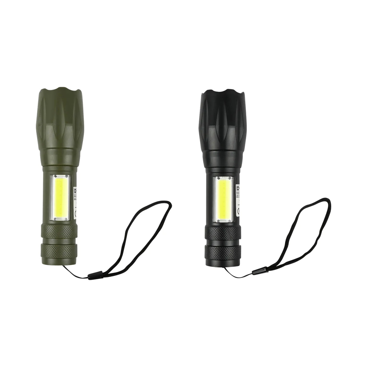 Höfftech Zaklamp 400 mAh oplaadbaar display