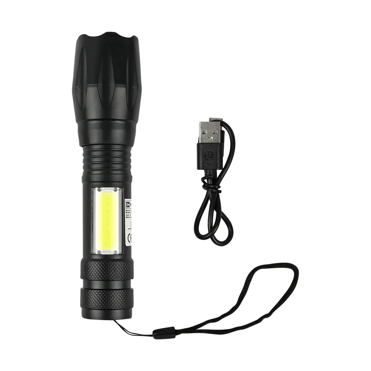 Höfftech Zaklamp 400 mAh oplaadbaar