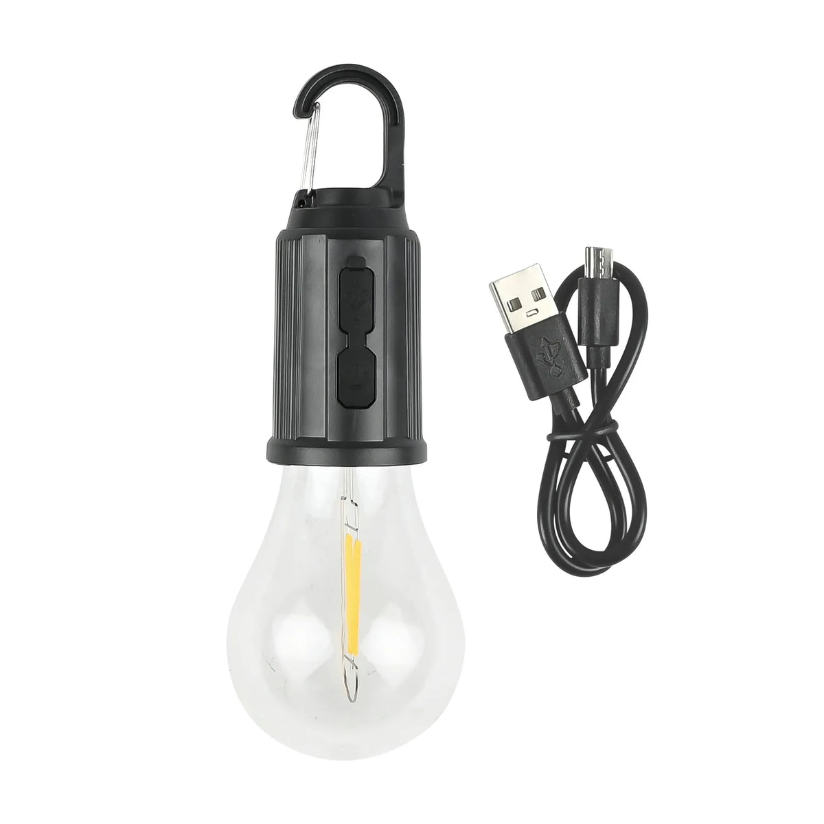 Benson Outdoor Campinglamp rond met karabijnhaak oplaadbaar