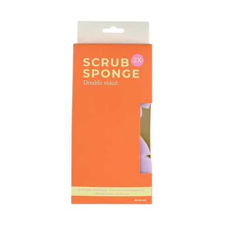 Benson Clean Scrub spons dubbelzijdig 2 dlg
