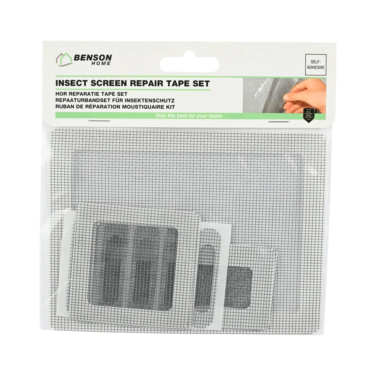 Benson Hor reparatie tape set zelfklevend zwart 10 dlg