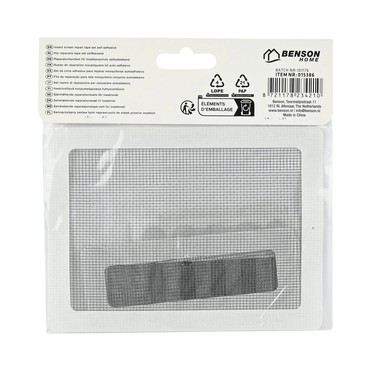 Benson Hor reparatie tape set zelfklevend zwart 10 dlg