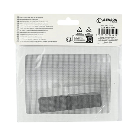 Benson Hor reparatie tape set zelfklevend zwart 10 dlg