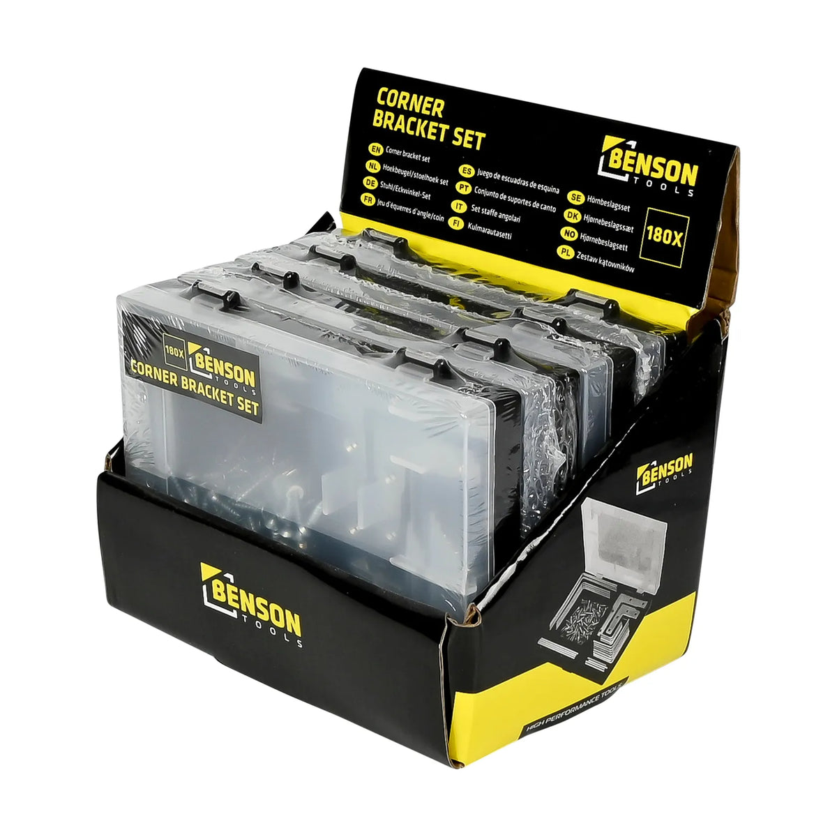 Benson Tools Stoelhoek set 180 dlg in display