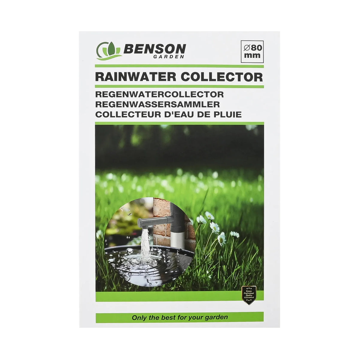 Benson Garden Regenpijpaftapper 80 mm