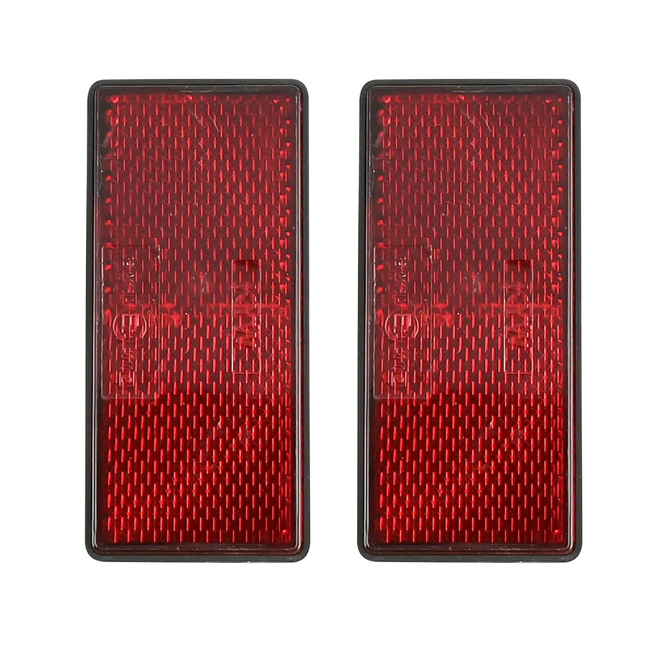 Benson Automotive Reflector rechthoek rood 86 x 40 mm 2 dlg E4