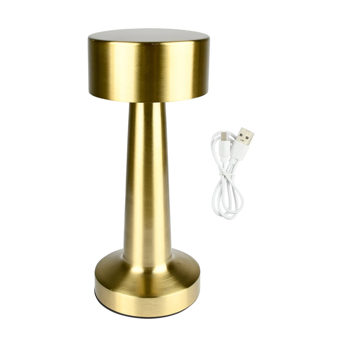 Benson Electric LED Tafellamp dimbaar oplaadbaar touch goud