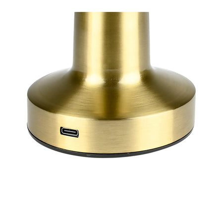 Benson Electric LED Tafellamp dimbaar oplaadbaar touch goud