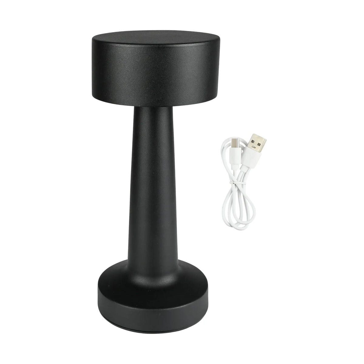 Benson Electric LED Tafellamp dimbaar oplaadbaar touch zwart