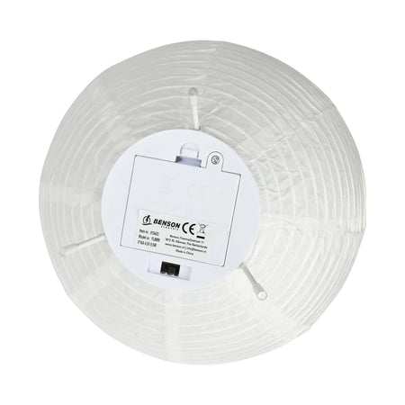 Benson Electric Tafellamp rijstpapier rond batterij